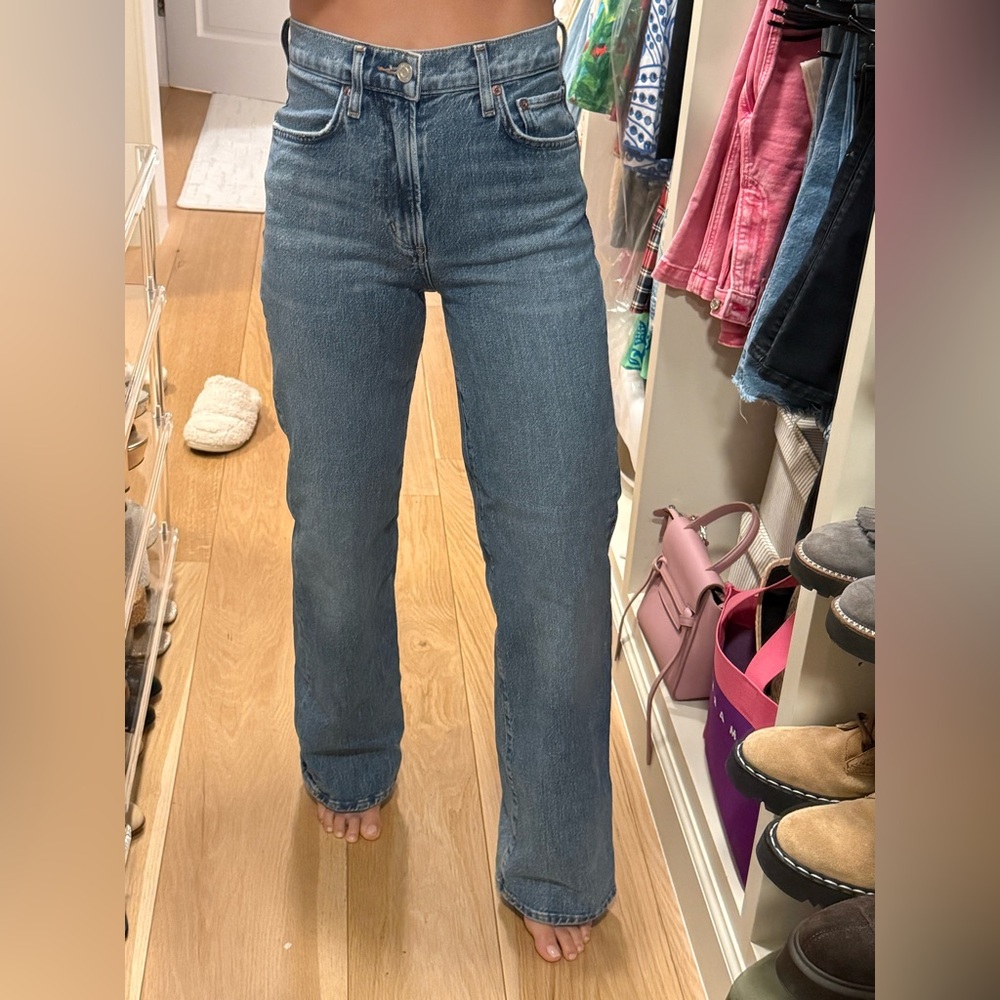 AGOLDE Harper Mid Rise Jeans (Size 23)